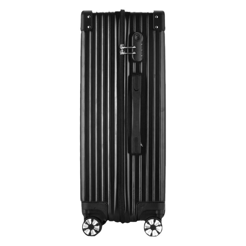 [Fábrica de selección estricta] maleta masculina, caja de tracción de ruedas universales, caja de viaje resistente al desgaste, caja de cifrado, mujer Negro