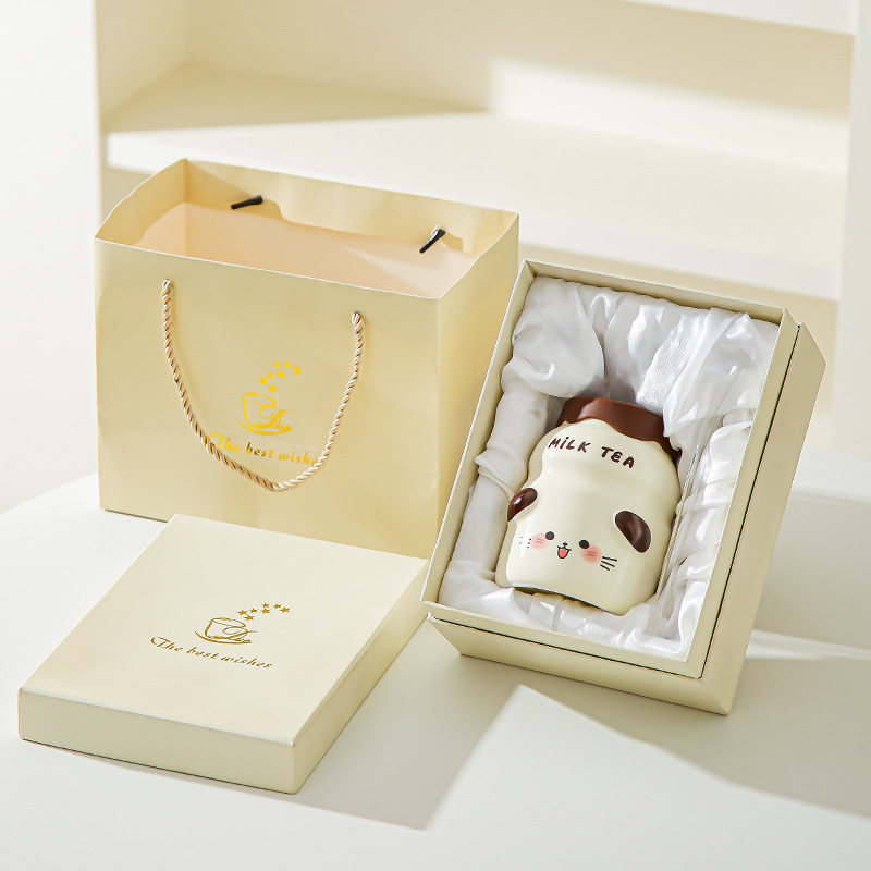 Taza de paja de cerámica creativa con tapa de verano, taza de agua indispensable, taza de jugo doméstica, taza de bebida fría