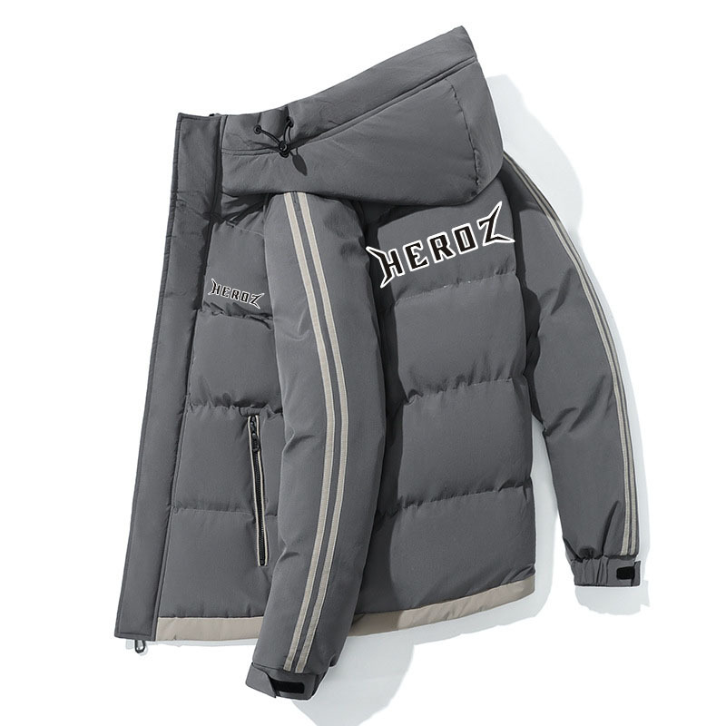 Manteau d'hiver chaud en coton pour homme, épais, à capuche, décontracté, style héros, vêtement de travail, tendance, résistant au froid_voghion.com