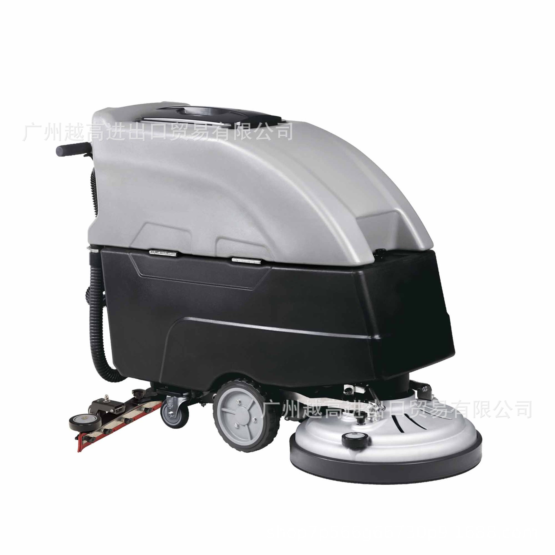 室内手推式洗地机白云自走式洗地机工业车间商场手推式吸拖一体机