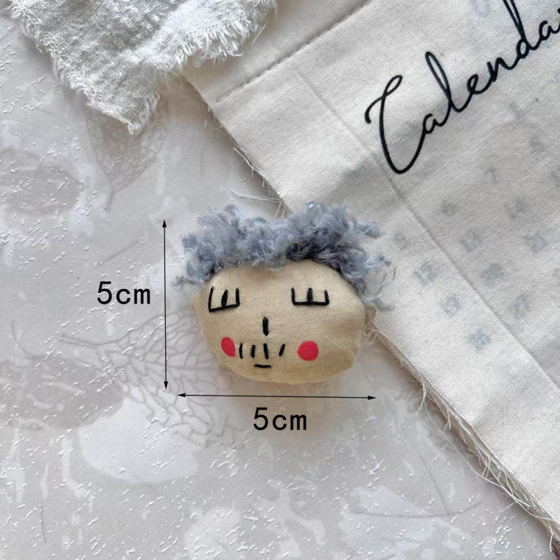 圣诞节卡通布艺充棉饰品配件可爱雪人圣诞树发夹diy配件辅料批发|undefined