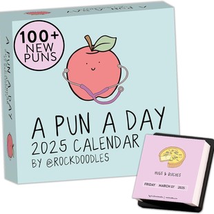 Cross-border interest 2025 A Pun A Day Desktop Calendar daily desktop calendar