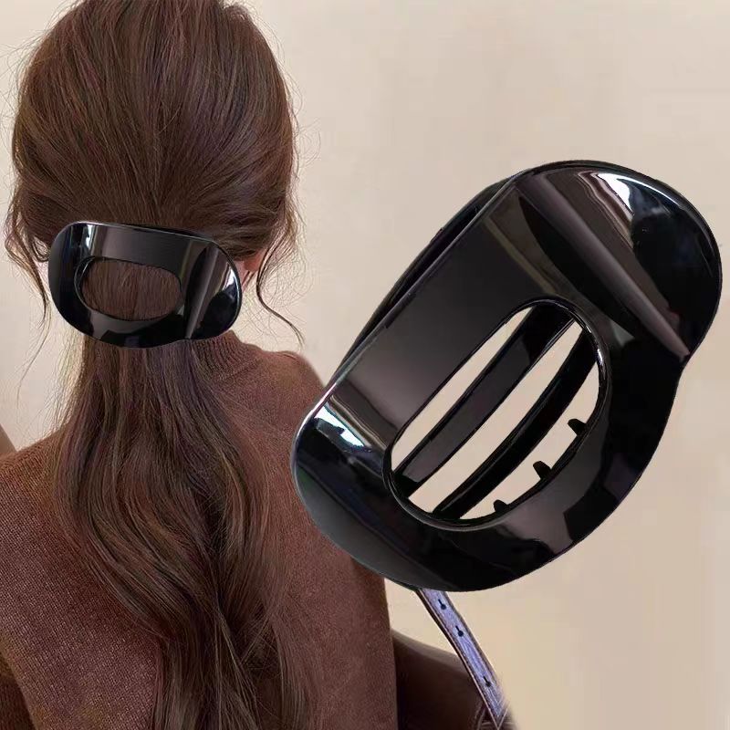 气质鸭嘴夹发夹女2024新款后脑勺盘发大号鲨鱼夹高级感抓夹发饰潮 3