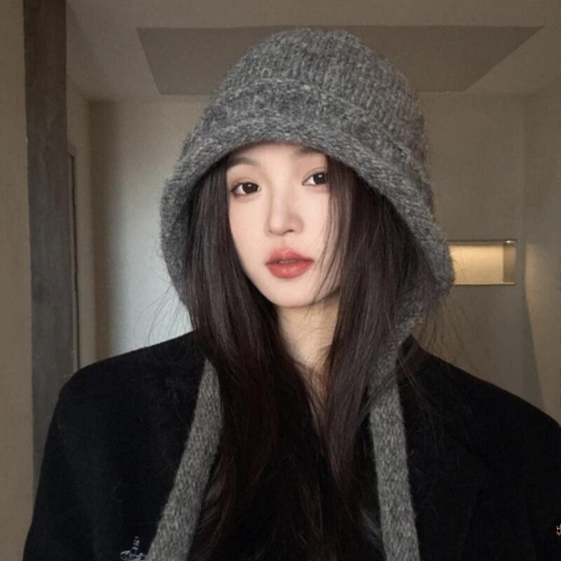 新款韩版女式秋冬保暖针织帽护耳旅行骑行防寒羊毛帽雷锋帽冷帽潮|undefined