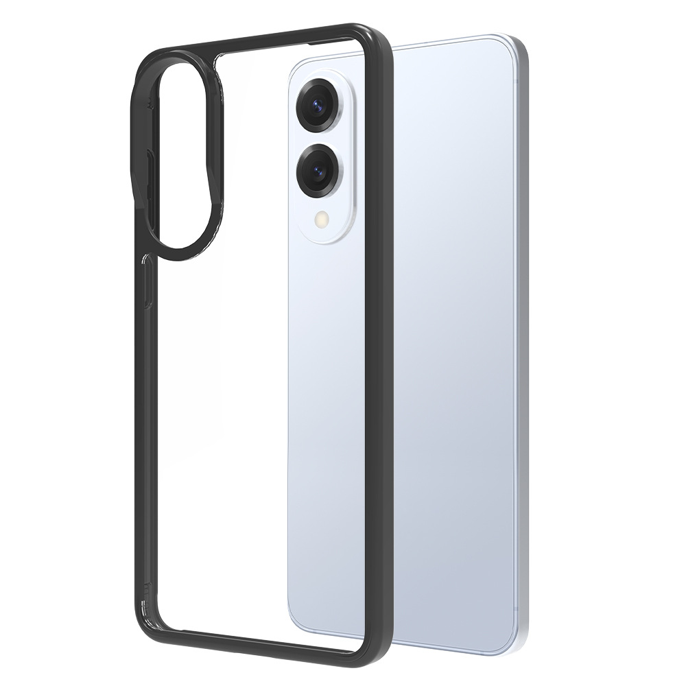 Aplicable a Samsung S25 Edge Shell acrílico transparente S25 2 en 1 2.0mm Fábrica de cubierta a prueba de caídas