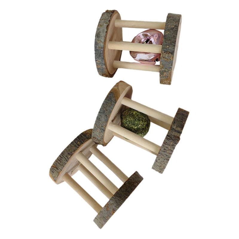 Juguete Molar para Hámster de Madera, Masticable, para Hámsteres y Conejos image 1