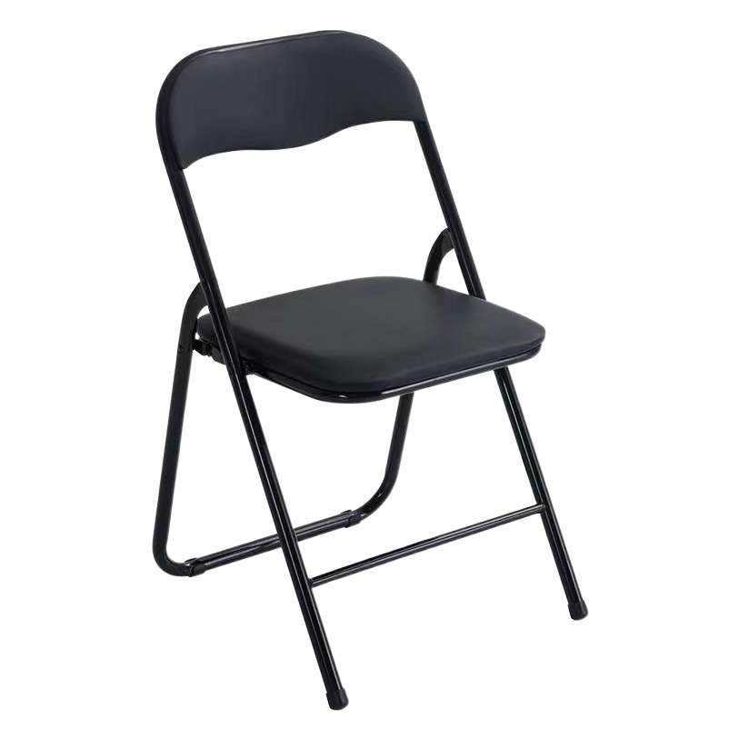 Folding Chair Leather Back Chair Simple Office Chair Computer Chair Conference Chair Training Chair Dormitory Chair Camel Chair