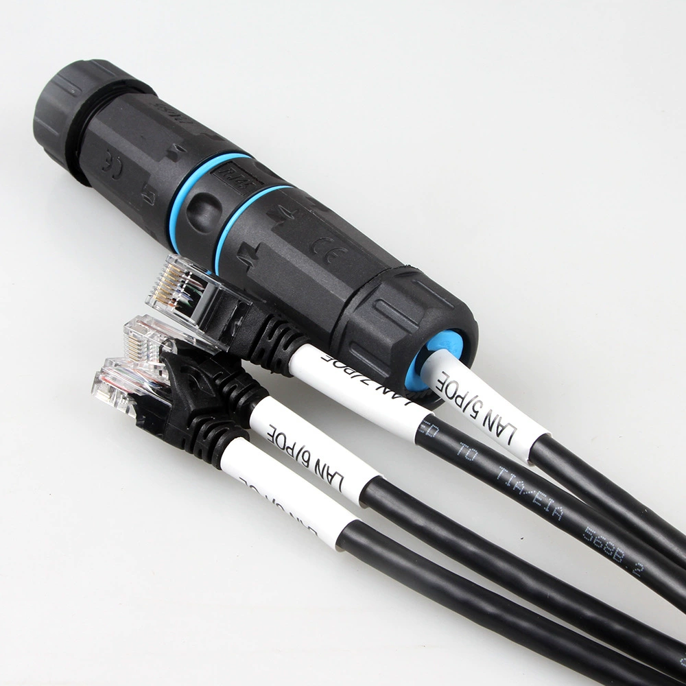 Siheyi Industrial Network cable CAT 6 Category 4 -in 1 Gateway Control Network Line 2 -in -parallel M network line