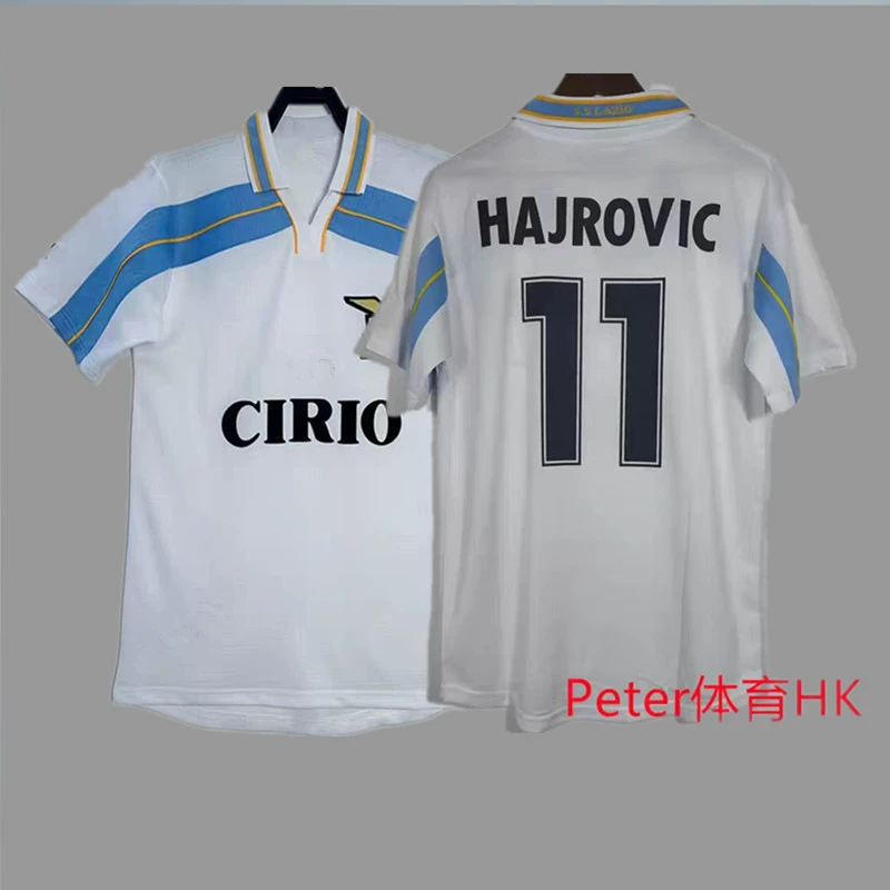 Ретро-форма футбольная Nesta Belonkloze Pandev Vieristankovic длинный и короткий рукав майка
