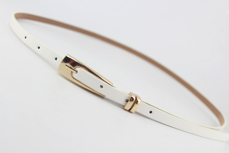 55g Weight Belt Classification 1 Piece Quantity Casual, Daily Occasion Pu Leather, Alloy Material Solid Color Pattern Women's Gender Plating Design Preppy Style, Simple Style Style Preppy Style Simple Style Solid Color Pu Leather Alloy Plating Women's Leather Belts 15