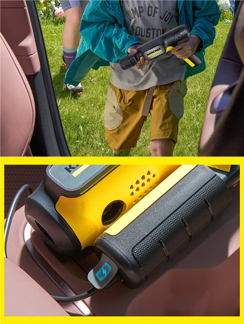 German Kach Portable Wireless Car Washing Machine 2025 New Powerful Supercharged Handheld Household Car Washing High-Pressure Water Gun