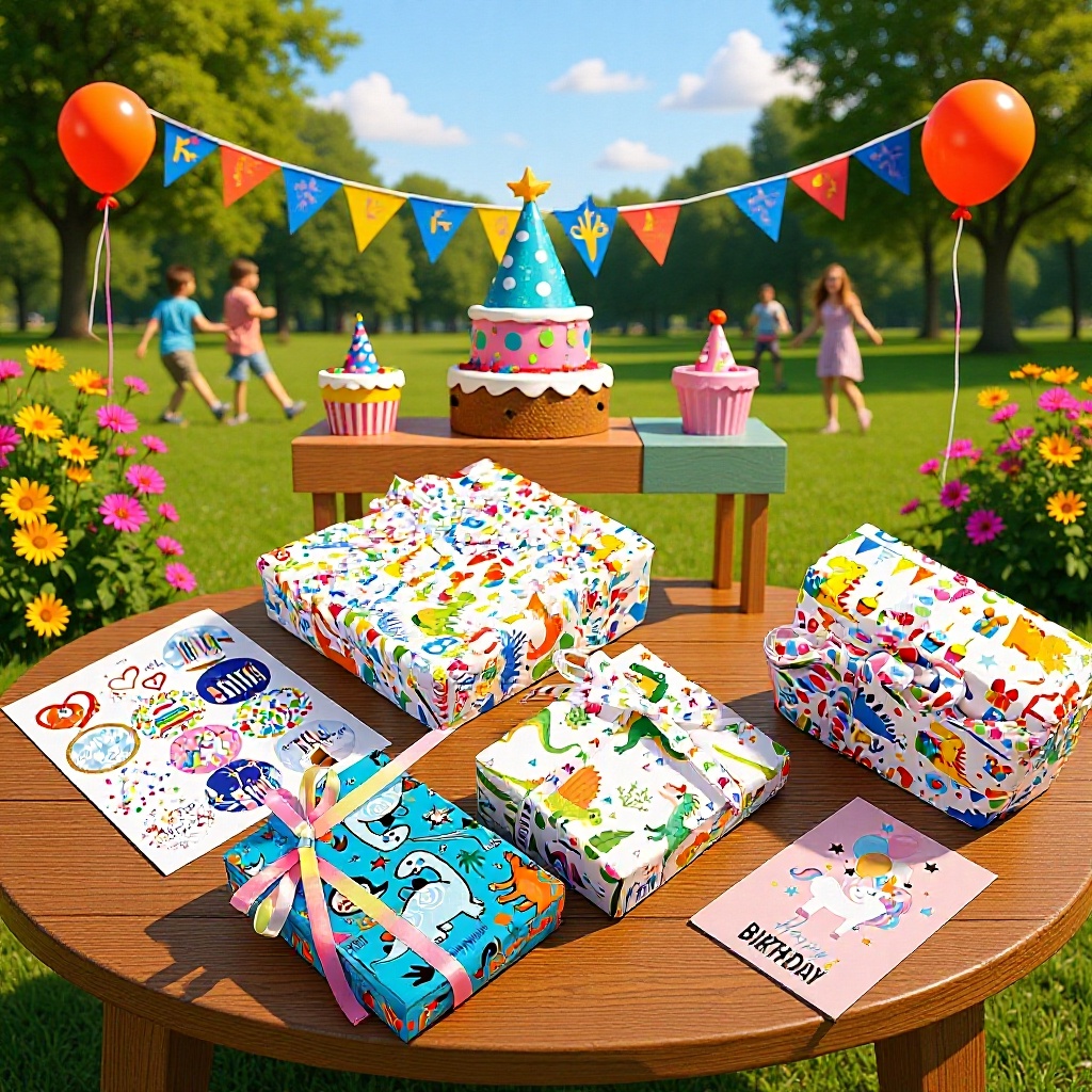 Suministro transfronterizo de regalos de cumpleaños para el Día del Niño, juguetes de animales adorables, regalos de dibujos animados DIY, papel de regalo al por mayor