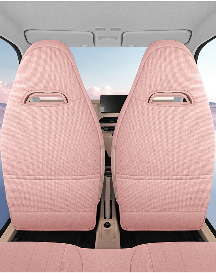Rui Lanlan Balloon Special Cartoon Wear-Resistant Car Seat Cover for All Seasons, Full-Coverage Cushion in Cotton and Linen Fabric