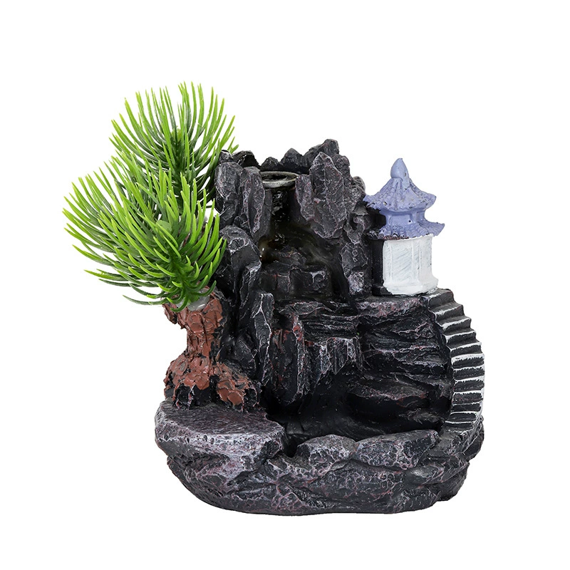 Аромалампа Mountain cloud из смолы, чайное сандаловое и багровое дерево, эффект обратного потока