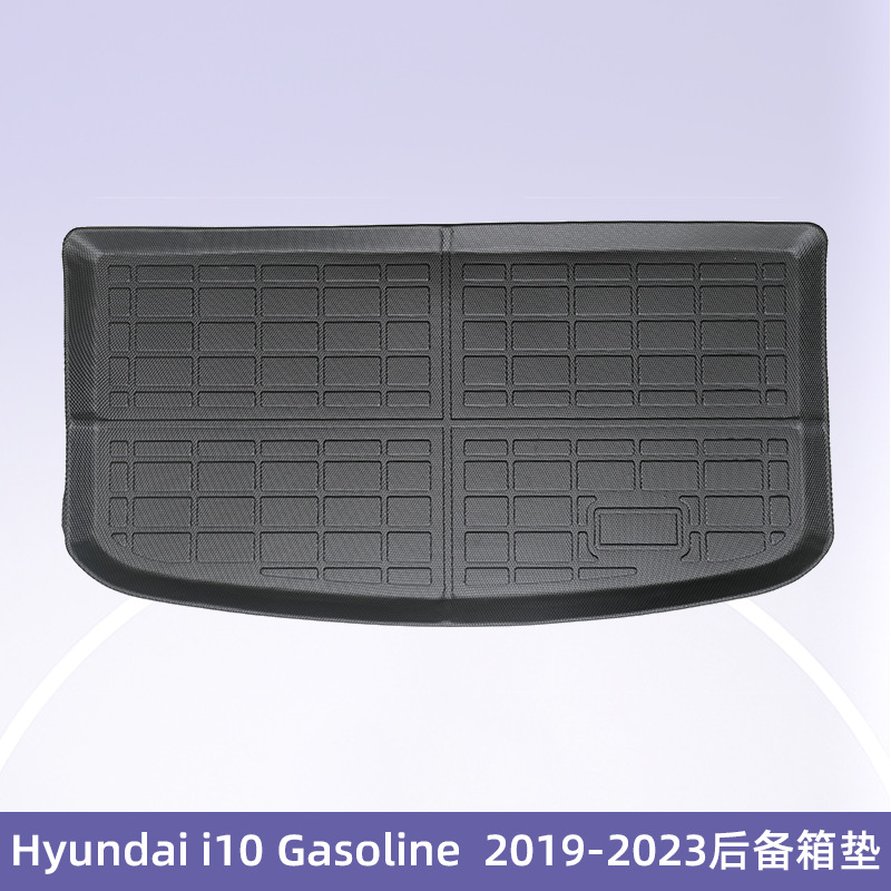 Europa para Hyundai i10 2019 - 2023 combustible 3D todo el tiempo material TPE almohadilla de pie de automóvil
