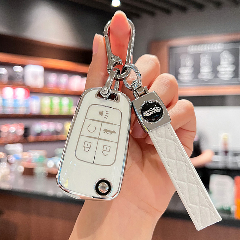 适用别克英朗折叠钥匙套老款君威君越昂科威GL8昂科拉阅朗包壳扣