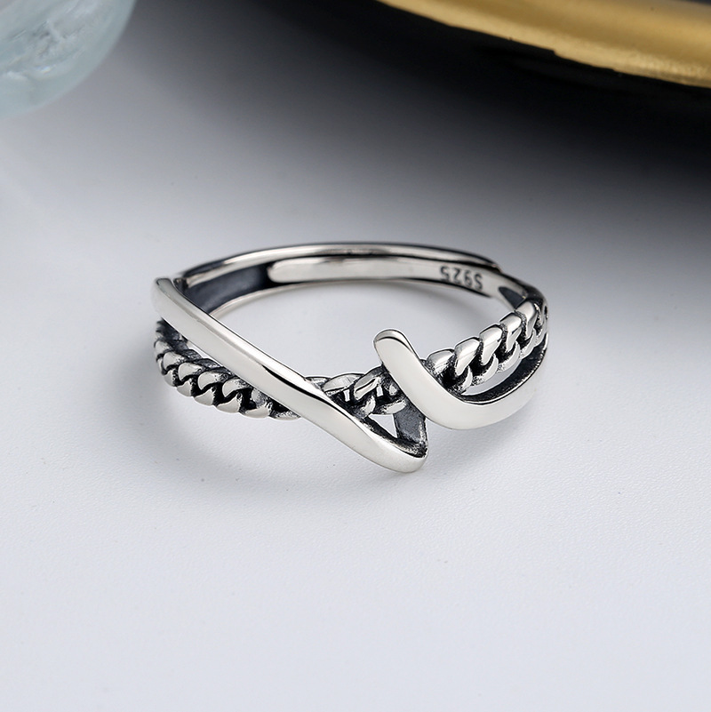 Retro trend men's ring