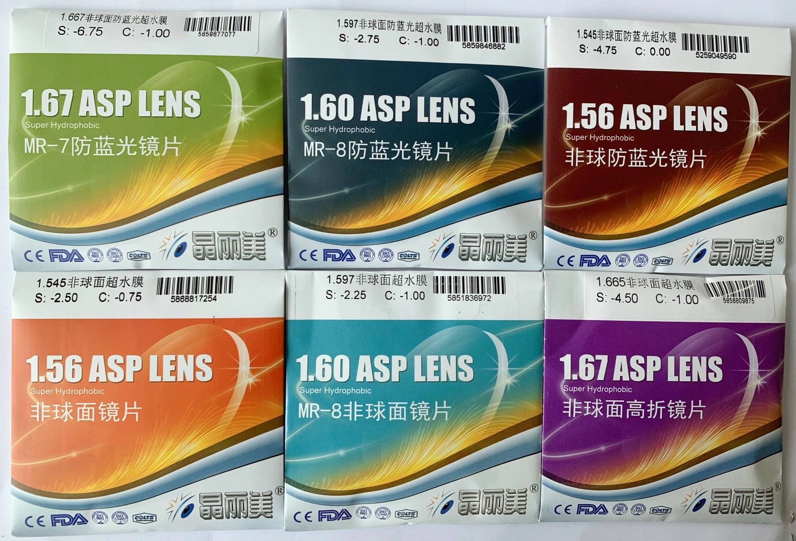 康耐特1.56 1.61 1.67 1.74非球面超薄非球面防藍光變灰