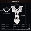 New product Vietnam Foreign Trade Stainless Steel Eagle Bird Flat Bird Flat Flat Slinges Slingshot Cross Foreign Trade Bow supports style