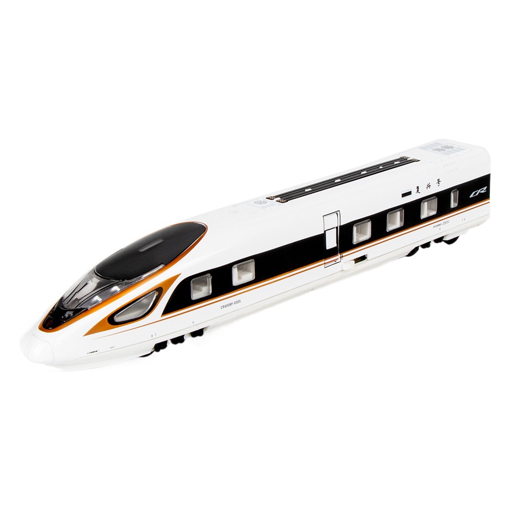 Tren de alta velocidad Fuxing Número de combinación de sección única/doble simulación aleación EMU modelo de tren decoración transmisión en vivo coche de juguete recomendado