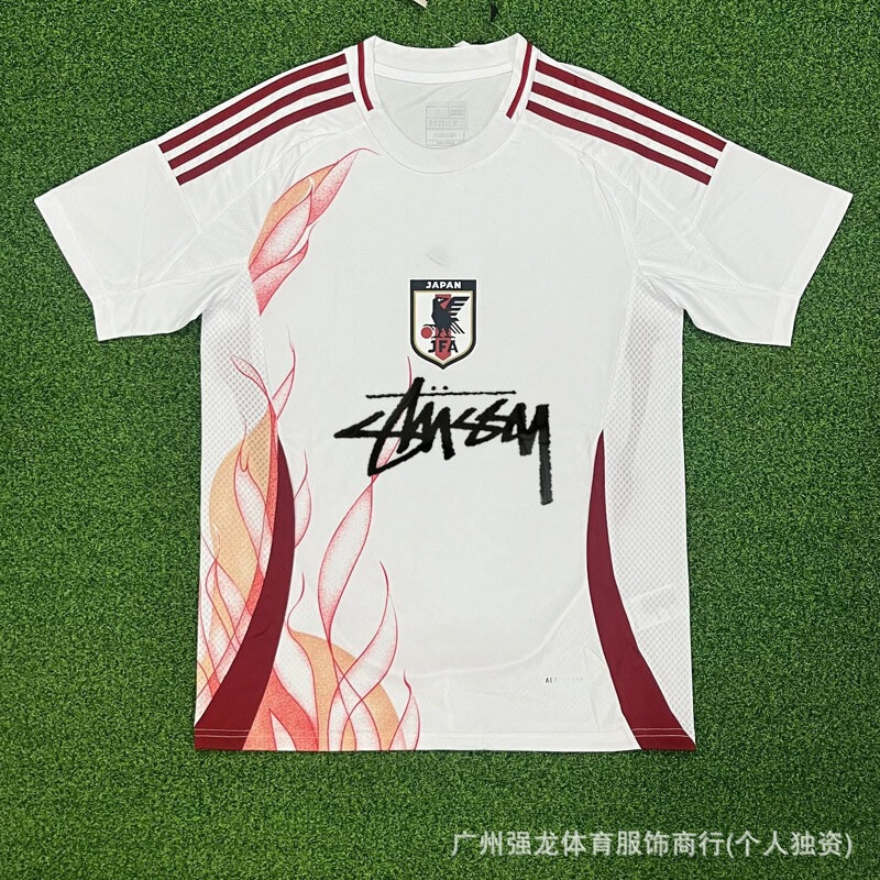 Stussy斯图西球衣弗拉门戈国米意大利纪念版葡萄牙日本短袖足球服|undefined