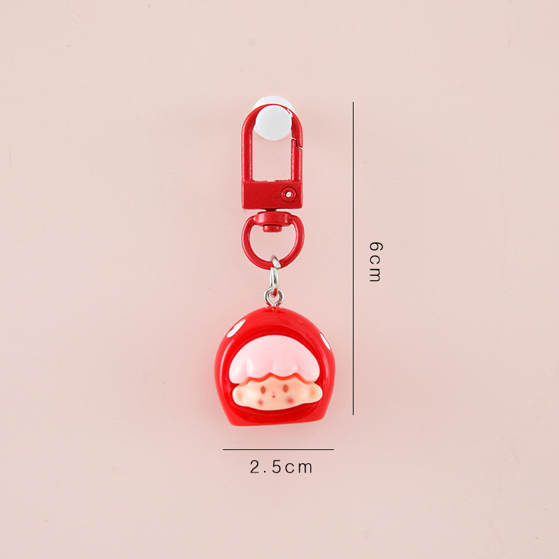 과일 아조 걸 키링/딸기