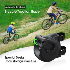 アウトドア用品 マウンテンバイク トレーラーロープ 子供用自転車牽引ロープ 親子牽引ロープ ロック