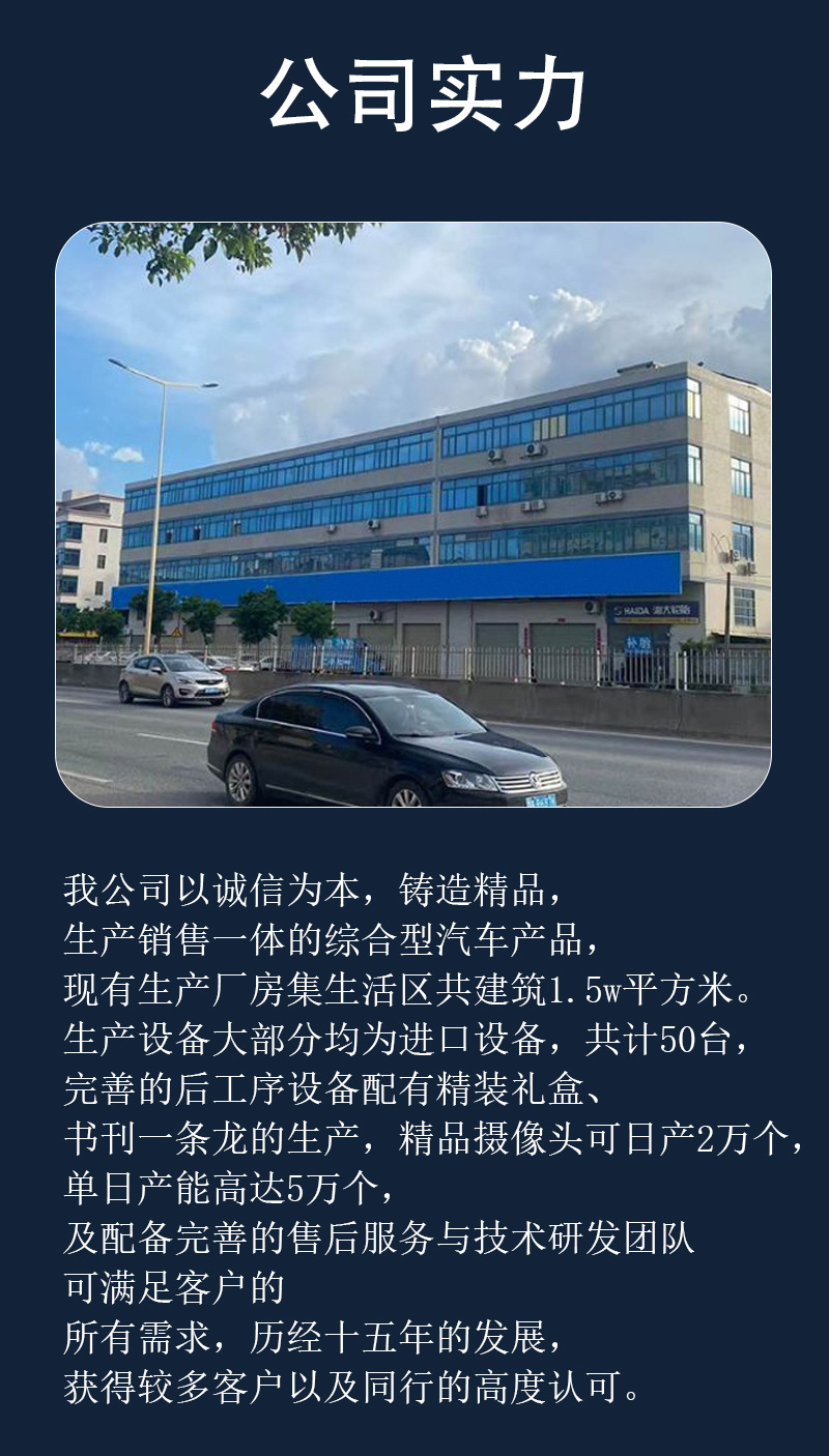 360-Degree Rotating Car Camera Night Vision Universal Reversing Image Ccd Wide-Angle Infrared 360 Panoramic Camera