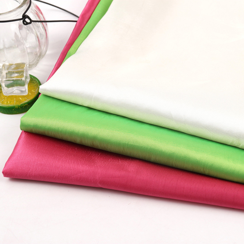 190T/230T变色龙 Diy手工布汉服婚纱晚礼服童装亮光面料 厂家直供