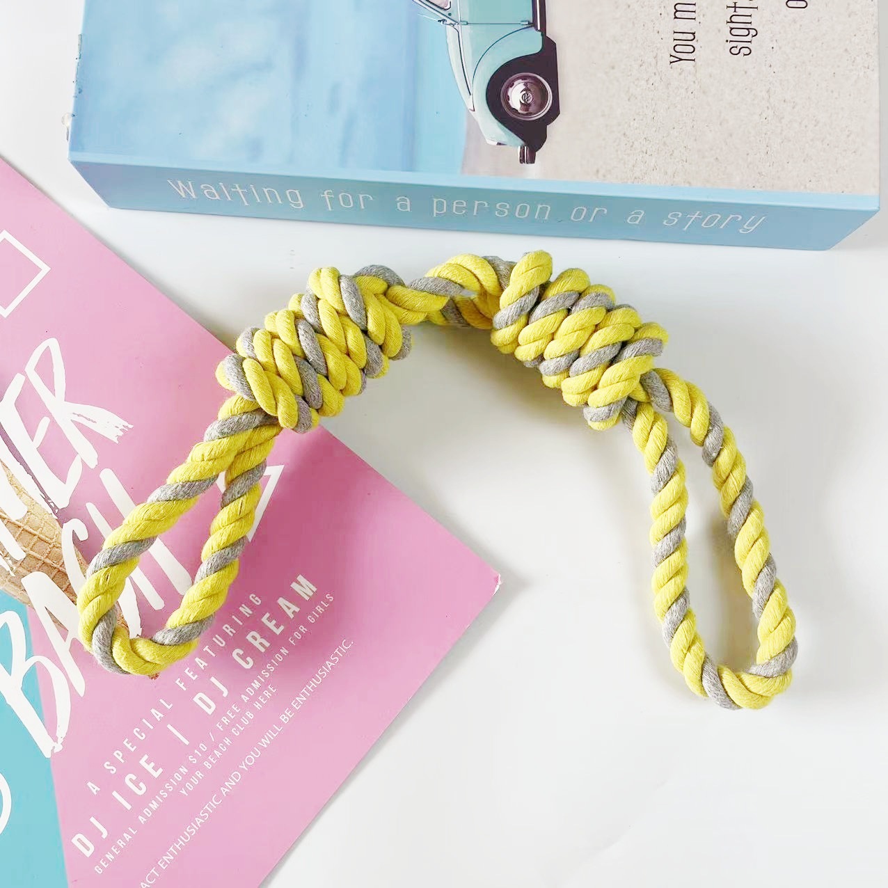 El juguete para perros grandes más vendido de Amazon, resistente a las mordidas y duradero, juguete interactivo con nudos para perros grandes para entretenimiento.