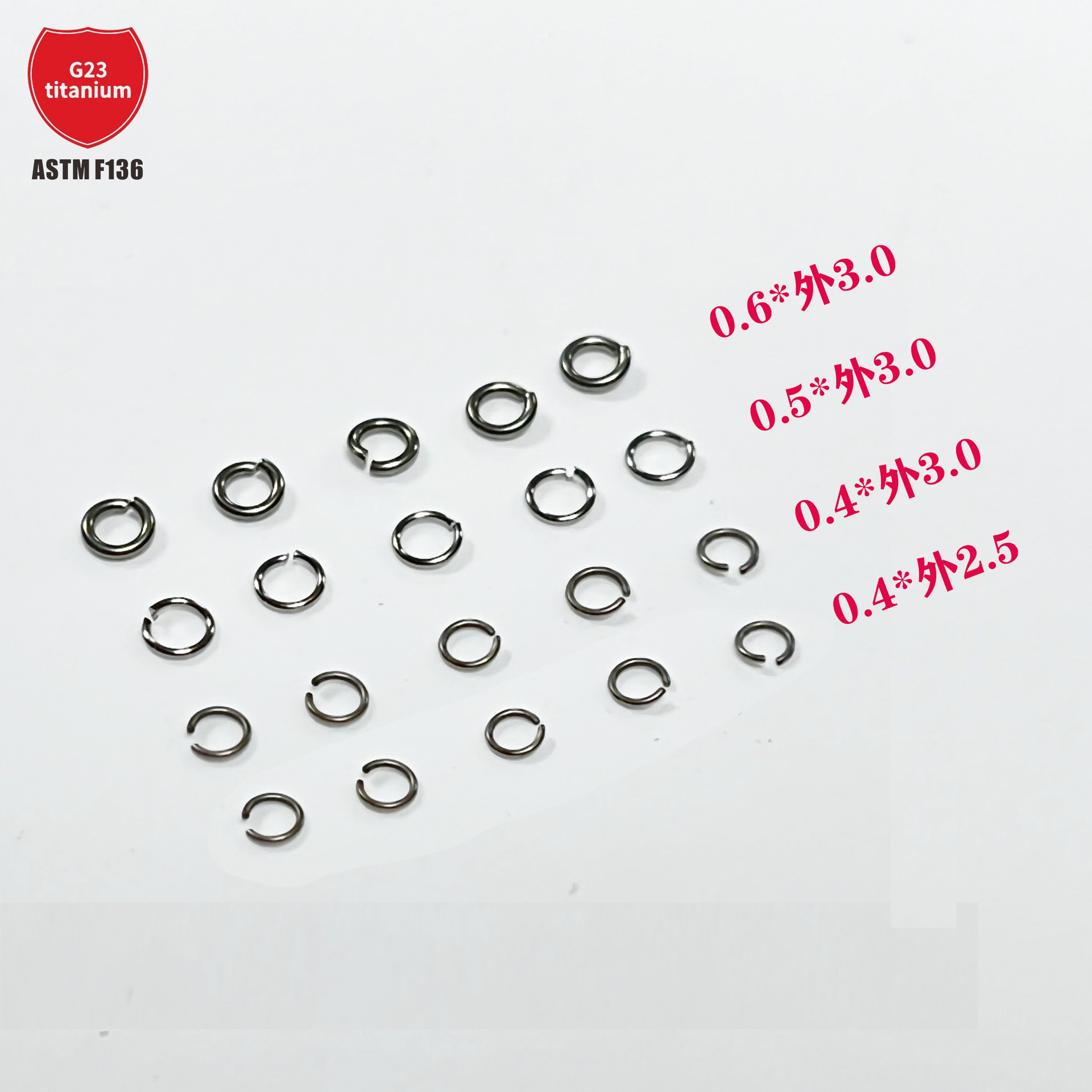 Pointed titanium steel lip stud product view