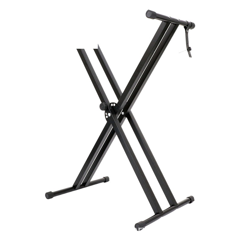 Venta al por mayor X-tipo soporte de órgano electrónico de doble tubo soporte de órgano electrónico desmontaje de elevación ajustable soporte de órgano electrónico accesorios de instrumentos musicales