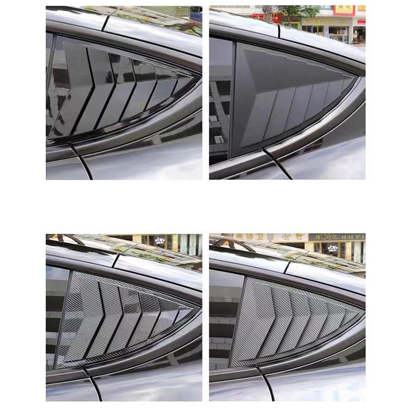 Suitable for Tesla ModelY front lip side skirt rear lip tail shutter leaf plate air knife front bar air knife