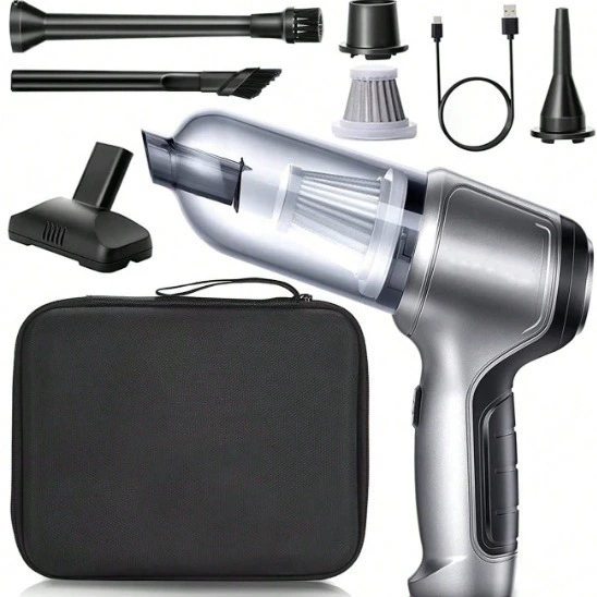 Автомобильный беспроводной пылесос многофункциональный портативный большой всасывающий пылесос