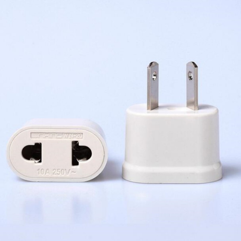 Pequeño estándar europeo transfronterizo, estándar de EE. UU., Conector de conversión estándar de Australia, adaptador de viaje redondo a plano, convertidor de toma de corriente de dos orificios image 20