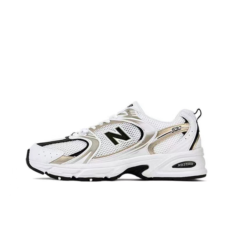 莆田ハイバージョン nb530 シリーズ夏グレーシルバースポーツカジュアルお父さん靴メッシュ通気性男性と女性のカップルモデル|undefined