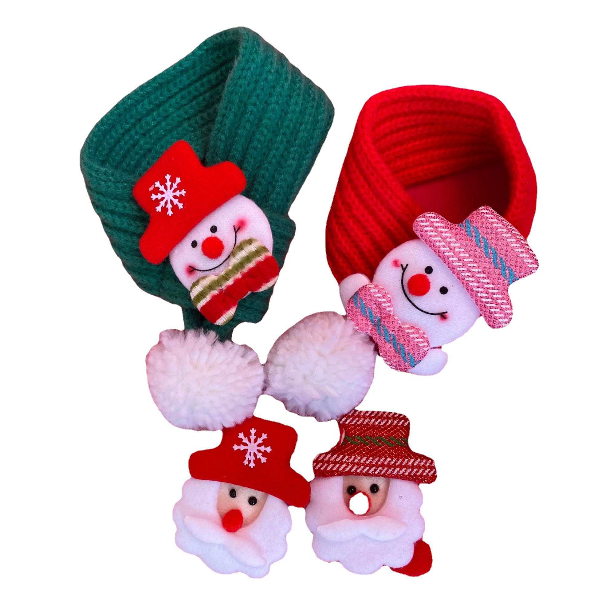 Gato collar bufanda perro bufanda Navidad saliva Toalla de punto lana tejida a mano cuello joyería transfronteriza