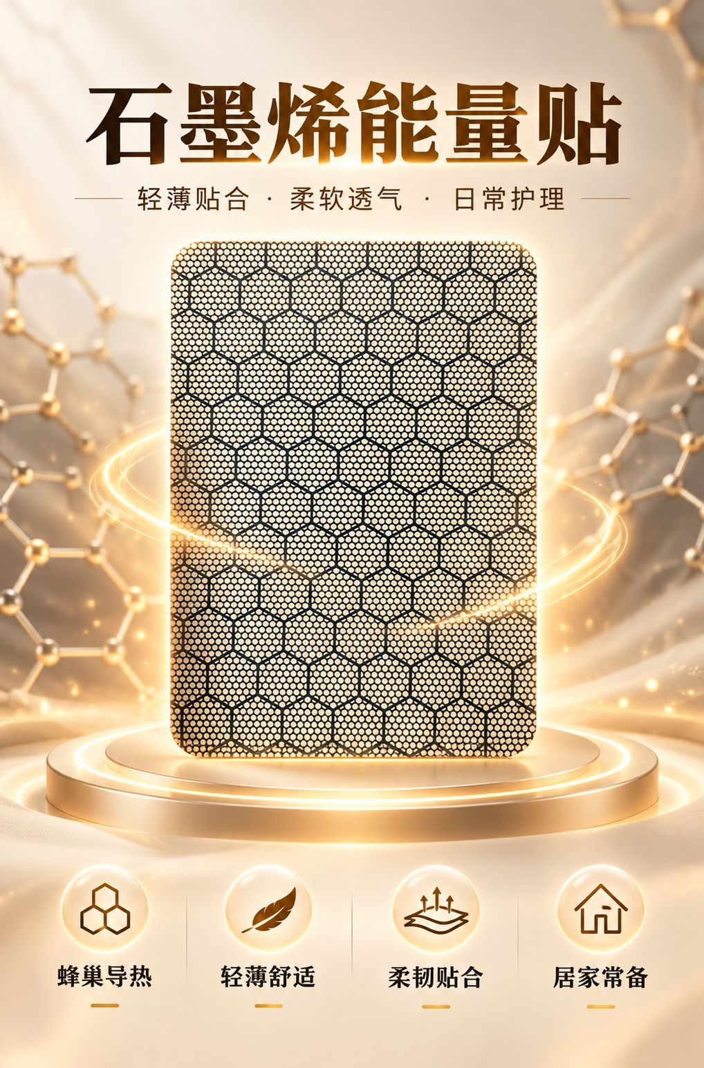 Graphene Energy Patch with Mugwort for Neck Shoulder Waist and Knee Warm Compress OEM Customizable key features