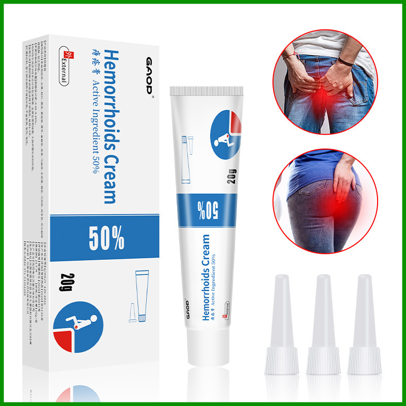 Cross-Border Gaop Chinese and English Hemorrhoid Ointment Plant-Based Herbal Formula Body Care Hemorrhoid Ointment