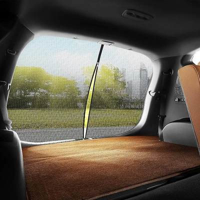 Car curtains — Window