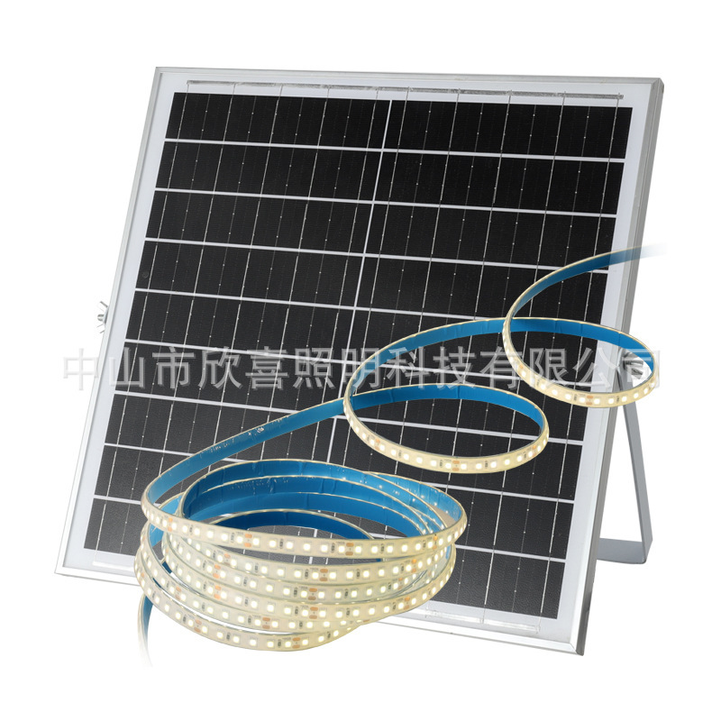 新款太阳能cob灯带户外防水超亮线条灯led庭院别墅氛围花园装饰灯|undefined