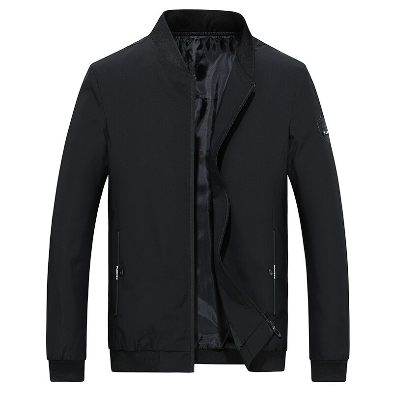 Abbigliamento maschile Primavera e autunno Giacche casual da uomo Moda giovanile Tutto abbinato Eleganti top con collo alto Cappotti Stazione di abbigliamento maschile transfrontaliera_voghion.com