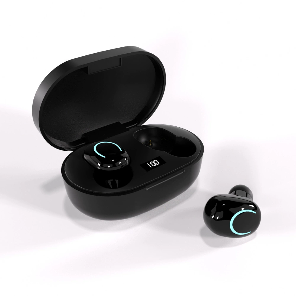 Беспроводные наушники X12, Bluetooth true-wireless, компактный кейс для зарядки с LED