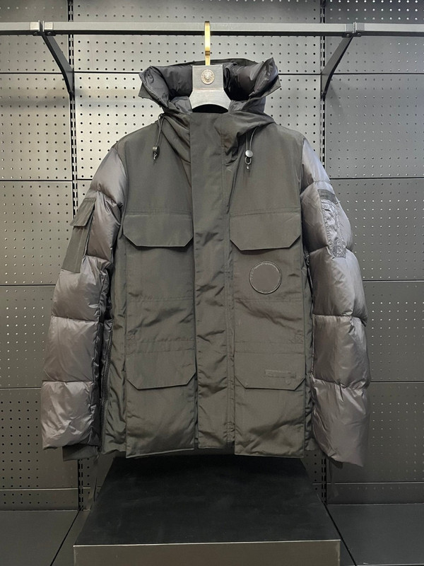 正确版 NFC芯片 鹅家2058黑标限量款环保远征派克大衣羽绒服外套|undefined