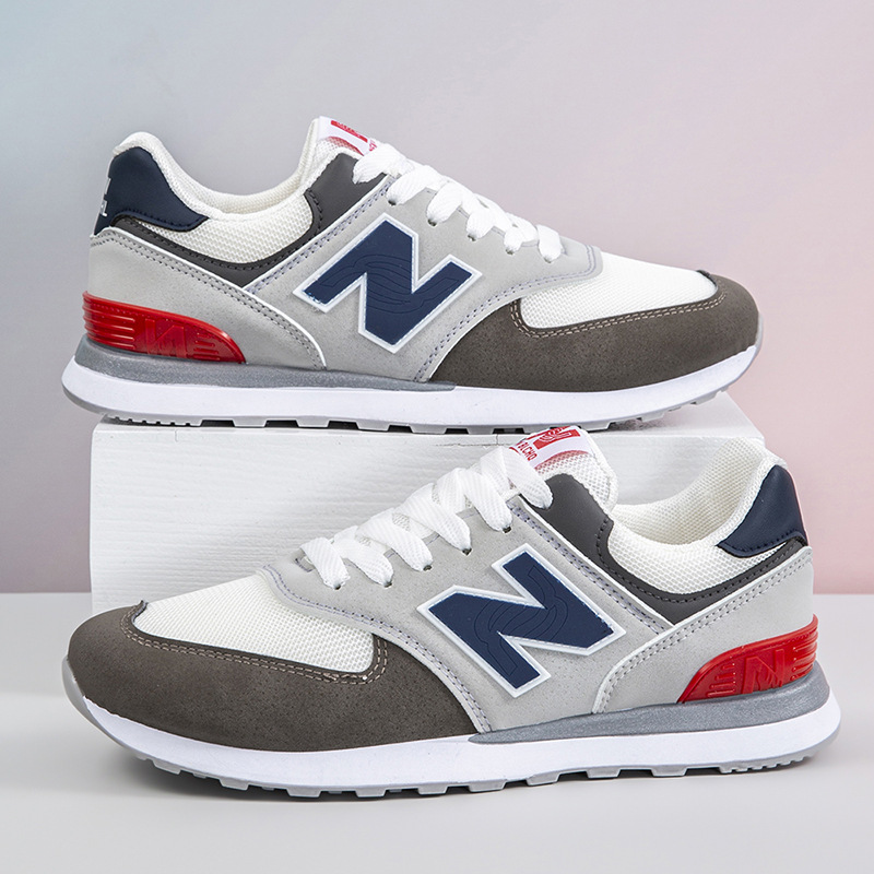 运动鞋N字情侣鞋男鞋休闲舒适百搭板鞋新百伦鞋子男跨境小白鞋女