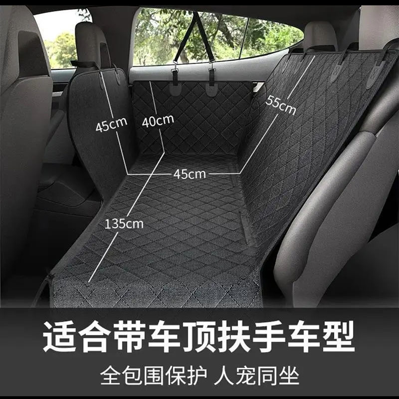& cojín de automóvil de mascotas asiento trasero cojín de automóvil para perros perros perros de tamaño mediano antisucio aislamiento de artefactos de automóvil