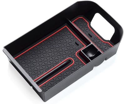 Armrest Box Storage Box Is Suitable for Toyota-Rav4 2019-2021 Car Storage Box Storage Box (Armrest box) - ttato-072-rav4-red-pad