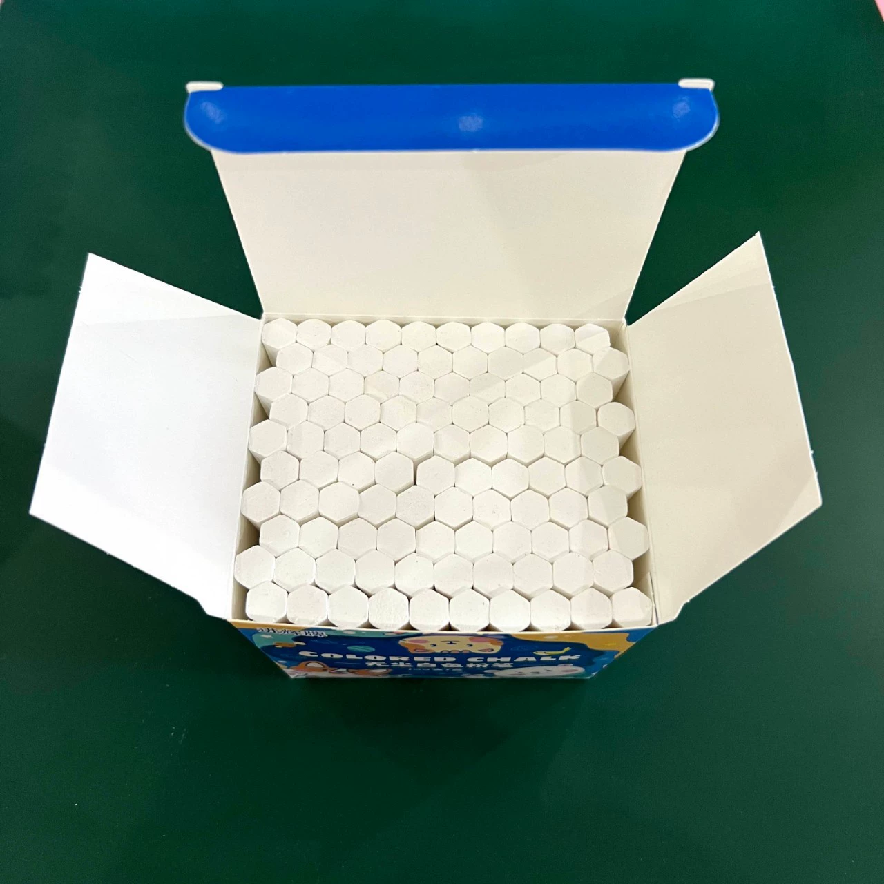 Белый 100 шестигранный мел для детей старомодный гипсовая доска для учителей досок