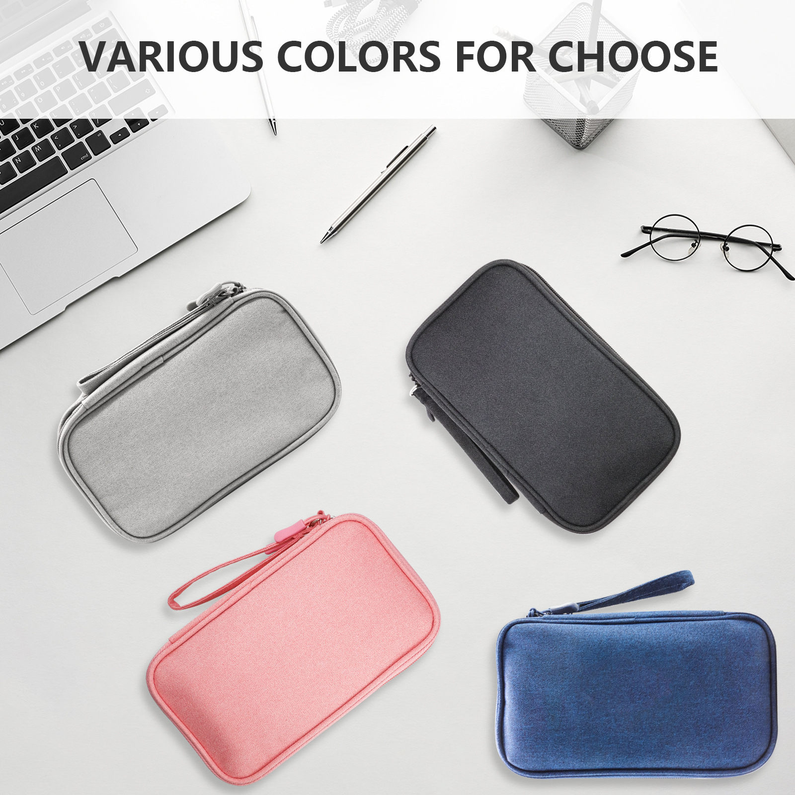 Cross-border Hot-selling Multi-function Digital Bag Charging Treasure Data Cable Storage Bag U Disk Storage Box Headset Small Storage Bag