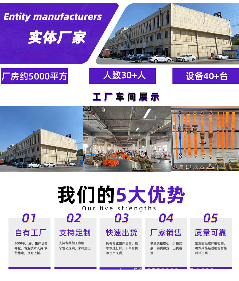 Small 2-inch tensioner binding belt car rope tensioner container packing cargo fixing tensioner small 5cm wide